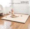 Picture of Stylish Padded Baby Play Mat for Your Boy or Girl - Extra Thick & Super Soft Vegan Leather Floor Mat Creates A Safe Play Area for Little Ones - A Beautiful Playmat That Fits Nicely Into Any Playroom