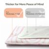 Picture of Mallify Baby Play Mat 50"x50", Non-Slip Baby Mat for Floor, Soft Thicker Playpen Mat, Portable Playmat, Crawling Mat for Infants, Babies, Toddlers, Activity Mat, Pink
