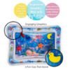 Picture of Splashin'kids Inflatable Tummy time Premium Water mat Infants and Toddlers is the Perfect Fun time Play Activity Center Your Baby's Stimulation Growth