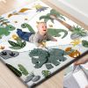 Picture of TINYHARBO Premium Foam Baby Play Mat 50x50 - Removable & Machine Washable Cover, Extra Thick Padding Playpen Mat, Non-Slip Crawling Mat, Easy to Clean for Infants, Toddlers & Babies