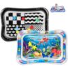 Picture of PandaEar 2 Pack Tummy Time Water Mats for Baby, Inflatable Water Play Mats Toys for Infants Newborn Toddlers 3-24 Months Girls and Boys