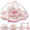 Picture of 3-in-1 Baby Play Mat, Baby Seats for Infants for Sitting Up, Tummy Time Mat with 5 Detachable Toys, Activity Gym & Playmats for Babies 0-6 6-12 Months, Newborn Babies Shower Gifts