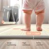 Picture of Mallify Extra Large Foldable Play Mat, Reversible Baby Play Mat with Edge Reinforcement, Non-Toxic & Waterproof Baby for Floor, Foam Playmat with Travel Bag, Rainbow, Cloud & Moon, 71"x59"