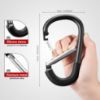 Picture of SURDOCA Stroller Hooks, Large Stroller Hooks for Bags, Universal Stroller Clips and Hooks, Mommy Hook for Stroller Heavy Duty, Stroller Accessories for Mom
