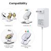 Picture of YEAOI 10 ft Power Cord for 4moms mamaRoo 4, 12V 3A Charger for RockaRoo Baby Swing, AC Adapter, White