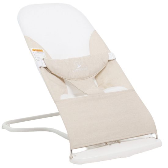 Picture of ComfyBumpy Ergonomic Baby Bouncer Seat - Safe, Portable Bouncing Chair with Adjustable Height Positions - Infant Bouncy Seat Perfect for Newborn Babies (Oatmeal)