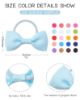 Picture of 40PCS 2 Inches Baby Girls Hair Bows Ties Mini Boutique Elastic Hair Rubber Ribbon Hair Band Accessories for Kids Toddlers Infants (40 PCS), Multi-colored