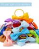 Picture of 40PCS 2 Inches Baby Girls Hair Bows Ties Mini Boutique Elastic Hair Rubber Ribbon Hair Band Accessories for Kids Toddlers Infants (40 PCS), Multi-colored