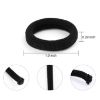 Picture of 200PCS Black Baby Hair Bands - Mini Seamless Toddler Hair Ties - Soft Toddler Hair Ponytail Holders for Kids Girls, 1 Inch in Diameter, Black, by BAOLI