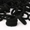Picture of 200PCS Black Baby Hair Bands - Mini Seamless Toddler Hair Ties - Soft Toddler Hair Ponytail Holders for Kids Girls, 1 Inch in Diameter, Black, by BAOLI