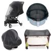 Picture of Baby Mosquito Net for Stroller, Reusable Bug Net for Stroller, Playards, Pack N Plays and Portable Mini Crib, Portable & Durable Baby Insect Netting, Black