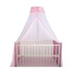 Picture of CdyBox Breathable Crib Netting Bed Curtains Canopy for Kids Mosquito Net Bedroom Decor (Pink, Mosquito net)