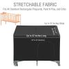Picture of PandaEar Blackout Cover for Pack N Play, Breathable Crib Canopy Cover Tent for Pack and Play, Portable Stretchy Baby Netting for Indoor & Outdoor