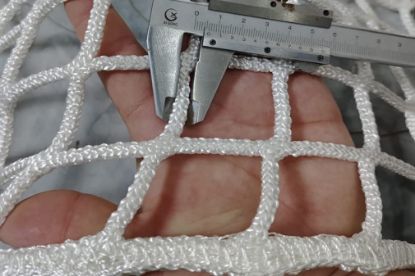 Picture of Bunk Bed Safety Net for Top Bunk, White Anti-Fall Netting, Knotless Fence Net for Balcony Banister Guard, Kids Playground Railing Protective(Size:1M2M(3.3FT6.5FT),Color:White)