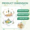Picture of Furmubei Baby Activity Center, 3-in-1 Baby Jumper, Infant Activity Center with 360 Rotating Seat, Music, Lights, 3 Adjustable Heights, Infant Activity Jumper for 6+ Months JP2403