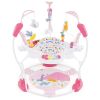Picture of INFANS Baby Activity Center, 3 in 1 Play Center Jumpers and Bouncers with Music, Lights, Interactive Toys, 360Rotating Seat, 3 Adjustable Heights, Exersaucer Learning Toys for Baby 6-12 Months (Pink)