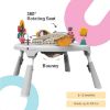 Picture of ORIBEL PortaPlay Convertible 3-in-1 Baby Activity Center & Play Table | Patented Bouncy Seat | Stable Foot Support | 5 Months+ | Development Focused Toys (Wonderland Adventure, Grey)