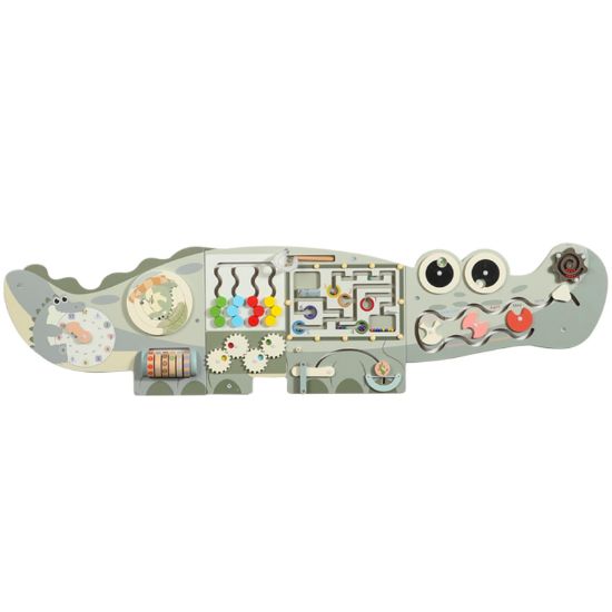 Picture of SHIERDU Sensory Wall Panel for Kids Activity Wall Busy Board Panels, Montessori Sensory Toys, Toddler Learning Activity Center