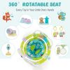 Picture of BABY JOY Baby Bouncer Activity Center, 3 in 1 Activity Center & Table | Infant Play Mat, Bouncing Activity Saucer w/Music, 3 Adjustable Height, 360 Seat for Babies 0-24 Months (Green)