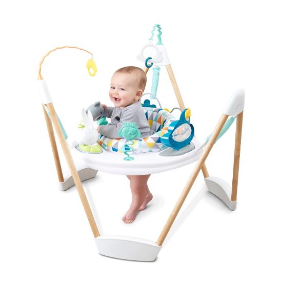 Picture of Evenflo Exersaucer Wood Frame Jumper, Woodland Wonder