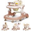 Picture of Baby Walker with Wheels, 4 in 1 Foldable Baby Walkers for Boys Girls 6-18 Months, 3 Level Height Adjustment with Bouncing, Feeding Tray & Music, Baby Walker with Activity Center, Toddler Push Walker