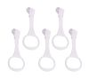 Picture of 5pcs WalkAssistant Crib Pull Rings for Infant Toddlers Practice Tool (White)