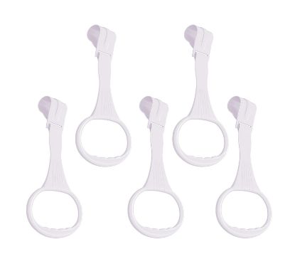 Picture of 5pcs WalkAssistant Crib Pull Rings for Infant Toddlers Practice Tool (White)
