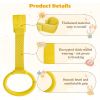 Picture of LBOYO 8Pcs Baby Playpen Pull up Rings, Premium Baby Pull up Rings for Play Pen Standing up, Plastic Safety Walking Exercises Assistant Rings for Infants Babies Toddler, 4 Colors.