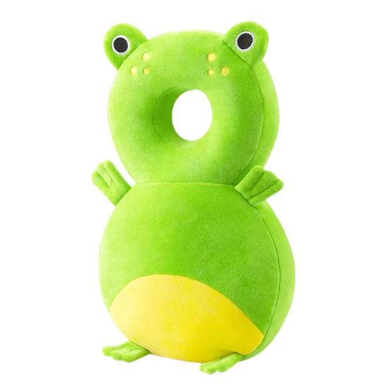 Picture of Baby Head Protection Backpack - Soft & Comfortable, Cute Cartoon Design (Q77-Frogs)
