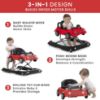Picture of Jeep Classic Wrangler 3-in-1 Grow with Me Walker by Delta Children, Red