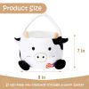 Picture of Easter Baskets for Kids, Cute Cow Easter Egg Buckets Huting Festivals Gift for Girls Boys