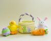 Picture of Genius Baby Toys Baby's My First Easter Basket: Deluxe 5-Piece Set with Easter Bunny, Baby Chick, Carrot & Easter Egg - Perfect Easter Baby Toy for Sensory Play & Keepsake Gift