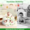Picture of Inflatable Baby Seat for 3-36 Months, Baby Seats for Infants for Sitting Up with Back Support Built in Air Pump, Surround Sit Me Up Floor Seat for Baby Chair for Learning Sit, Feeding (Dinosaur)