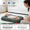 Picture of Meindoovm Baby Lounger - Snuggle Cozy Me Infant Lounger for Newborns | Breathable & Soft, Portable Awake-Time Pad, Essential Baby Gift (Lounger Cover Included)