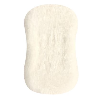 Picture of Hooyax Muslin Baby Lounger Cover, Cotton Durable Newborn Lounger Cover, Soft and Breathable Infant Lounger Cover for Boys Girls, Covers Only (Yellow)