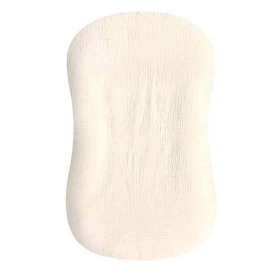 Picture of Hooyax Muslin Baby Lounger Cover, Cotton Durable Newborn Lounger Cover, Soft and Breathable Infant Lounger Cover for Boys Girls, Covers Only (Yellow)