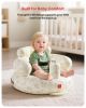 Picture of QPAU Inflatable Baby Seat with Safety Harness for Babies 3 Months & Up, Baby Floor Seats for Active Play, Blow Up Baby Chair with Built in Air Pump (Dinosaur)