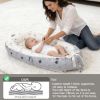 Picture of Baby Support Cushion | Organic Cotton Infant Support Cushion| Reversible, Adjustable & Portable Floor Cushion | Soft, Breathable, Washable Cover