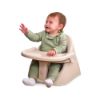 Picture of Boppy Proper Posture Floor & Booster Seat - Ergonomic Infant Seat and Toddler Seat with Removable Washable Tray and Back Support for 4-36 Months - Oatmeal