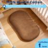 Picture of Sofoliana Baby Lounger, Newborn Lounger with Breathable & Soft Cover for Home and Travel, 0-24 Months Newborn Babies Essentials Gifts. Brown (1 Cover Included)