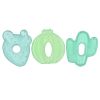 Picture of Itzy Ritzy Water-Filled Teethers - Cold Cutie Coolers Textured On Both Sides to Massage Sore Gums & Emerging Teeth - Can Be Chilled in Refrigerator, Set of 3 Green Cactus Water Teethers
