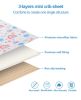 Picture of Quilted Pack n Play Sheet Fitted, Breathable Thick Pad for Pack and Play Mattress, Pack and Play Mattress Sheet fits Graco, Portable Mini Cribs, Play Yards, Padded Playpen Protector Cover