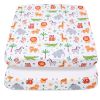 Picture of Cloele Square Playard/Playpen Fitted Sheets Perfect for 36 X 36 Portable Playard Mattresses - Jungle Square Pack and Play Crib Sheets - Ultra Soft Polyester Animal Fitted Playpen Sheet for Baby