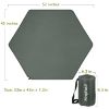 Picture of Hoybell Playpen Mat, Compatible with Regalo My Play Play Yard, Self Inflatable Comfortable with Carry Case - Dark Grey