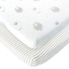 Picture of Joey + Joan Pack and Play Sheets Fitted - Compatible with 4moms Breeze Plus Playard & Breeze Go Playard - Fits Up to 30 x 43 Inch Mattress Without Bunching - Grey