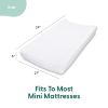 Picture of The Peanutshell 3-Pack Fitted Playard Sheets - Soft & Breathable Baby Girl Mini Crib Sheets, Pack N Play Mattress, Fits Standard Playard Pack Play Mattresses - Daisy Dreams