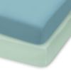 Picture of Graco Pack n Play Sheets, Soft Fitted Playard Sheets with Secure Fit, Fit Standard 27" 39" Playard Mattresses, Breathable & Gentle on Sensitive Skin, 2-Pack (Sage & Dusty Blue)
