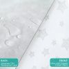 Picture of Waterproof Pack n Play Fitted Sheets 2 Pack, Cotton Mini Crib Mattress Cover Protector 38" X 25" Fits for Baby Playpen/Playard Mattress, Portable Crib Sheet, White & Grey Star Print