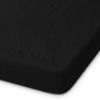 Picture of Pro Goleem Muslin Pack n Play Sheets for Boys and Girls, Soft Breathable Cotton Fitted Mini Crib Sheets, Neutral Baby Sheets for Playard Mattress, 1 Pack (Black)