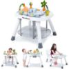 Picture of Time Followers Baby Activity Center | 3-Stage 4Modes Activity Center & Play Table | Montessori-Inspired Design | Exersaucer, Jumper & Bouncer for Baby Ages 6M+ (White)